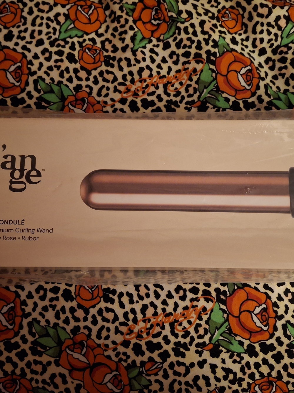 Lange Rose Gold Curling Iron Titanium Wand